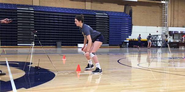 The 北科罗拉多大学’s volleyball team is gaining insights on how to improve their off-season training programs with the assistance of three-dimensional motion-capture technology.